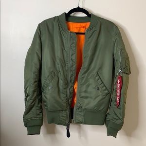 ALPHA INDUSTRIES Ma-1 W Flight BOMBER JACKET【XS】